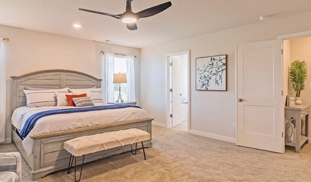 Furnished interior view inside a new home in Conner Springs, Social Circle (Image 8).