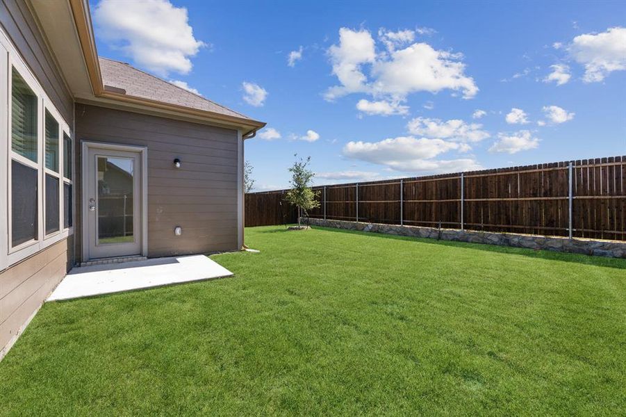 Flatwork in the Diamond home plan by Trophy Signature Homes – REPRESENTATIVE PHOTO Flatwork in the Diamond home plan by Trophy Signature Homes – REPRESENTATIVE PHOTO