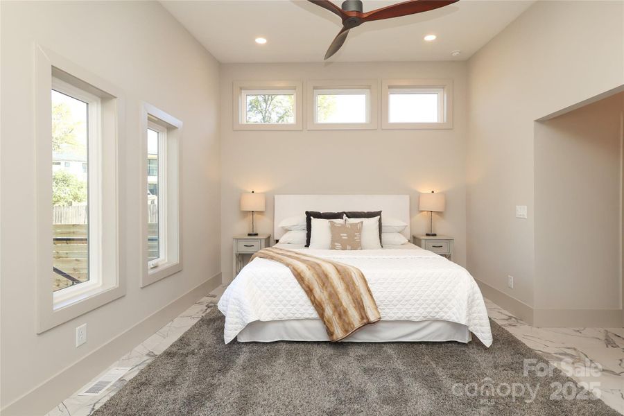 Furnished interior view inside a new home in , Charlotte (Image 12).