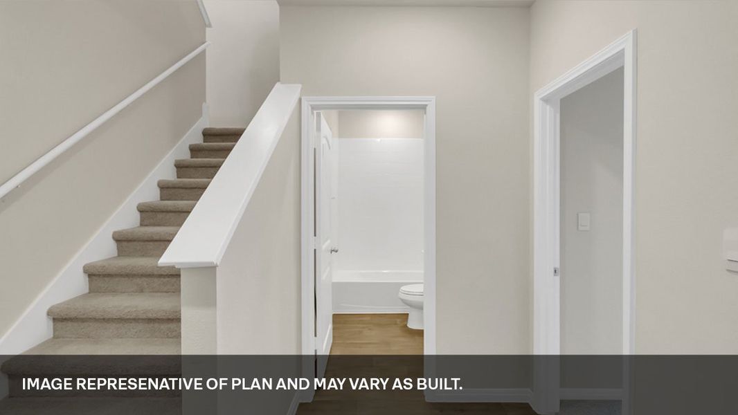 Spacious, unfurnished interior of a new home in Trails at Wildhorse, Austin (Image 14).