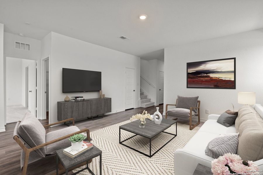 Furnished interior view inside a new home in Dove Song, Marion (Image 4).