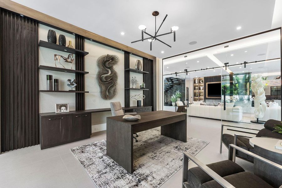 Furnished interior view inside a new home in , Boca Raton (Image 23).