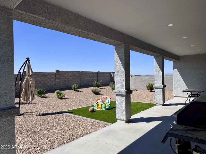 Extended Covered Patio