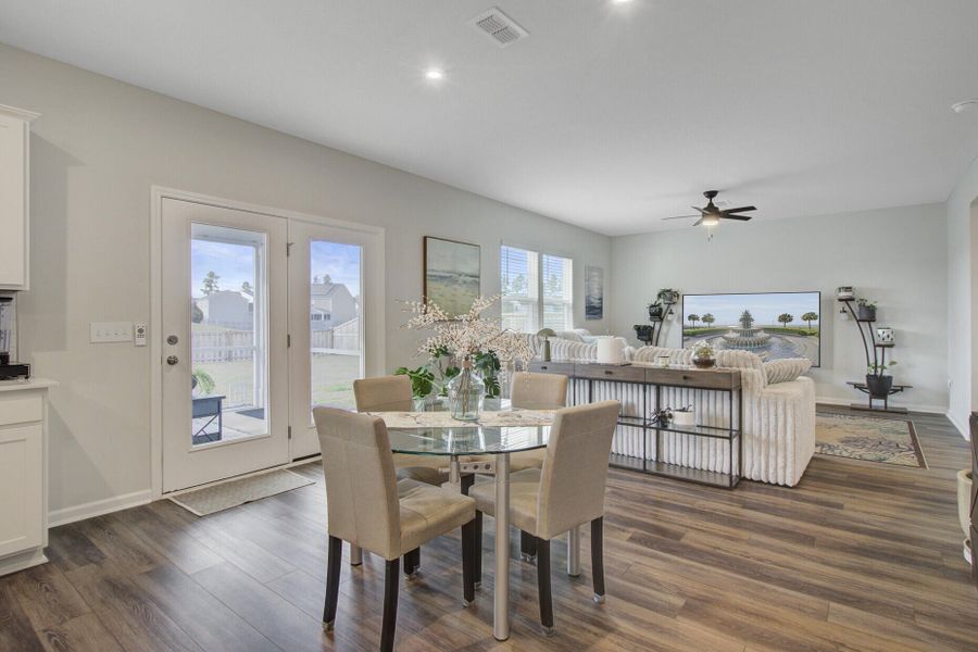 Furnished interior view inside a new home in Sanctuary Cove at Cane Bay, Summerville (Image 7).