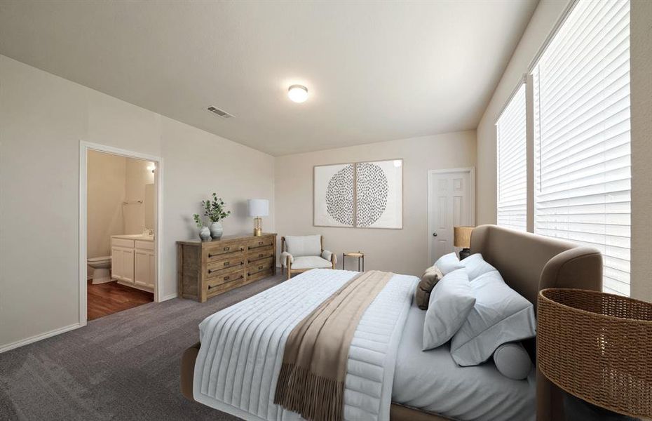 *Virtual Representation - Spacious owner's suite with private bath *Virtual Representation - Spacious owner's suite with private bath