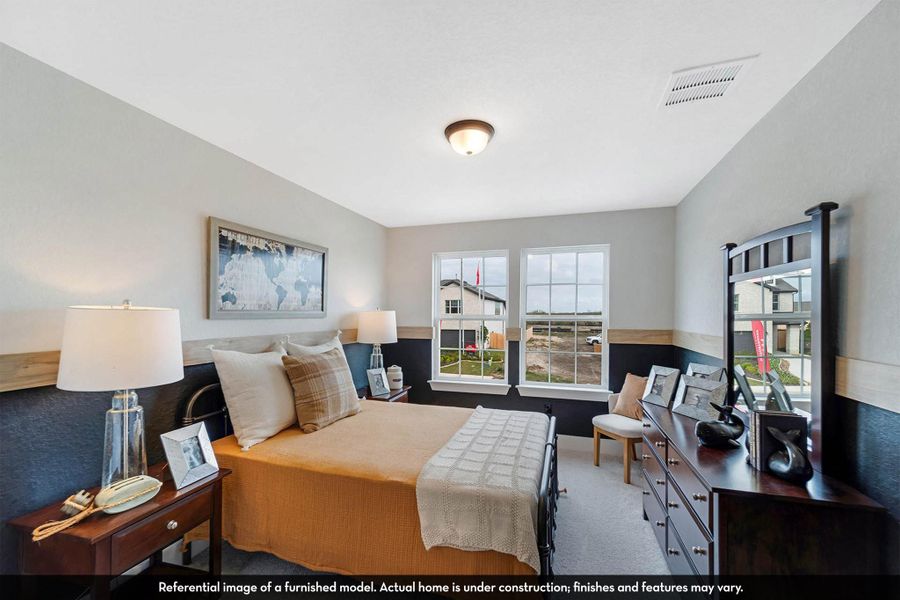 Furnished interior view inside a new home in Caney Mills, Conroe (Image 26).