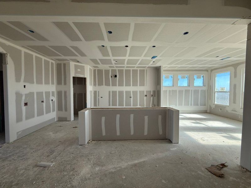 In-progress construction of a new home in Clear Sky Addition, Valley View, TX (Image 5).