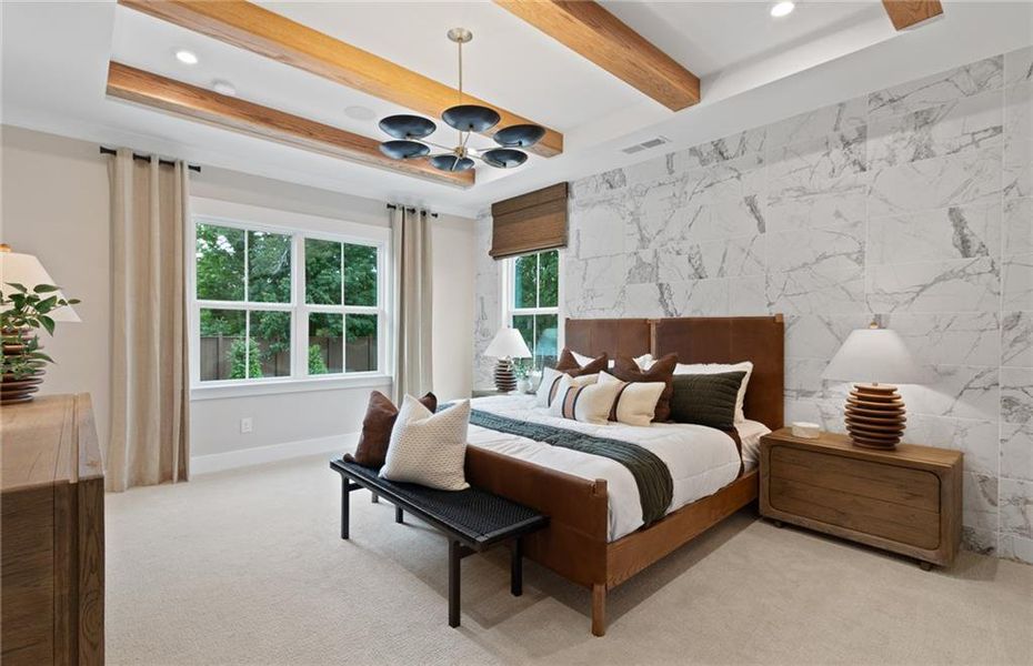 Furnished interior view inside a new home in Silverwood, Cumming (Image 26).