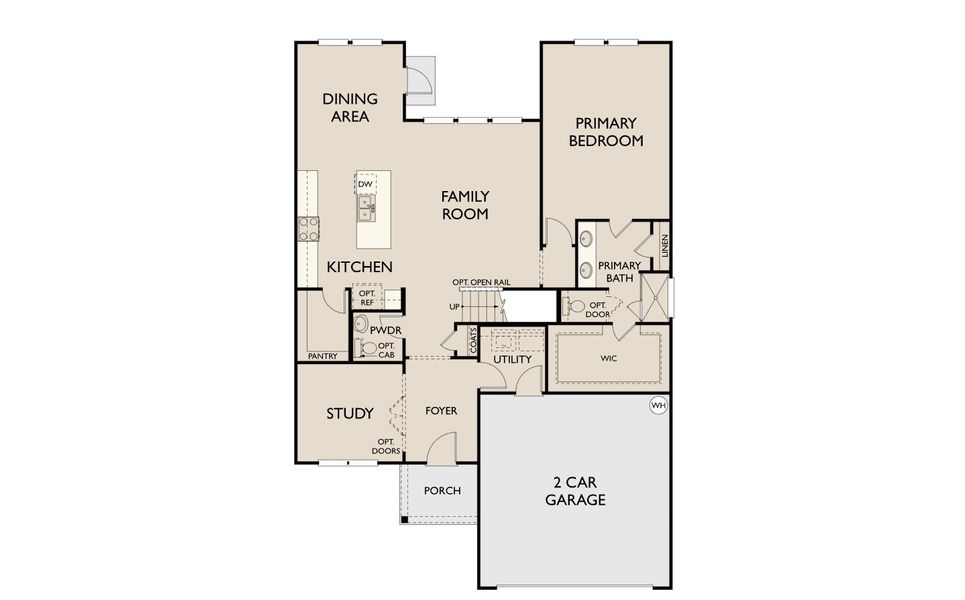 2D floor plan layout for the Jordan by Ashton Woods in The Heights at Saddlebrook Ranch 60's, Schertz, TX (Image 4). 2D floor plan layout for the Jordan by Ashton Woods in The Heights at Saddlebrook Ranch 60's, Schertz, TX (Image 4).