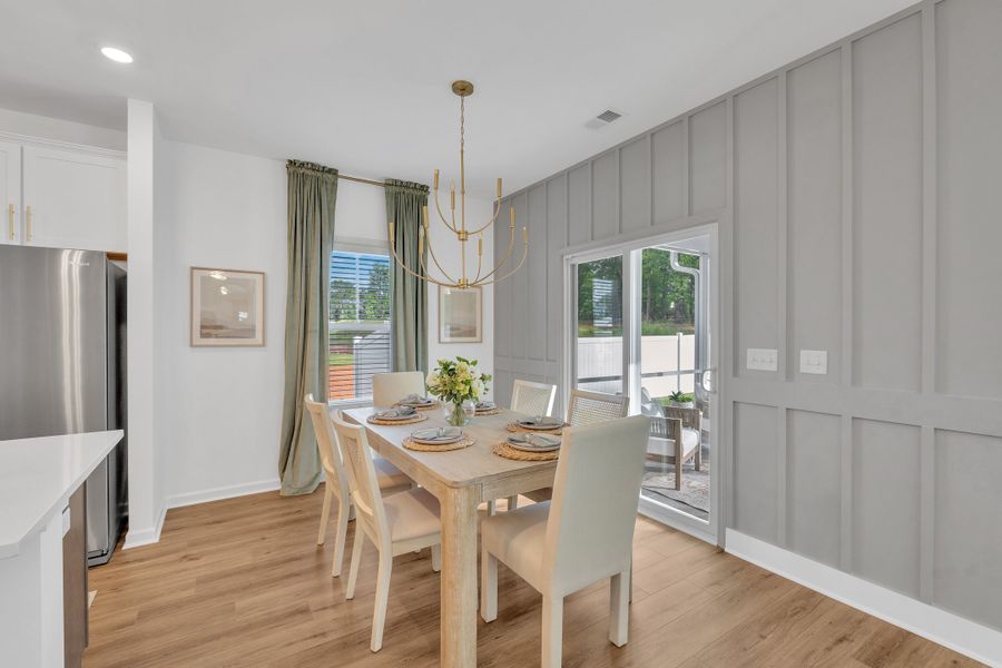 Representative furnished interior of a home built from the Benton II by Great Southern Homes in Springwood Grove, Central (Image 41).