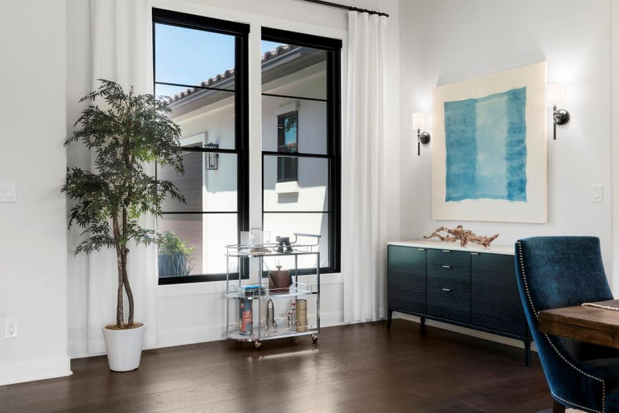 Quality materials like Andersen Series 400 windows, wood clad/double hung with clear screens. Privacy screens can be controlled with mobile app. Quality materials like Andersen Series 400 windows, wood clad/double hung with clear screens. Privacy screens can be controlled with mobile app.