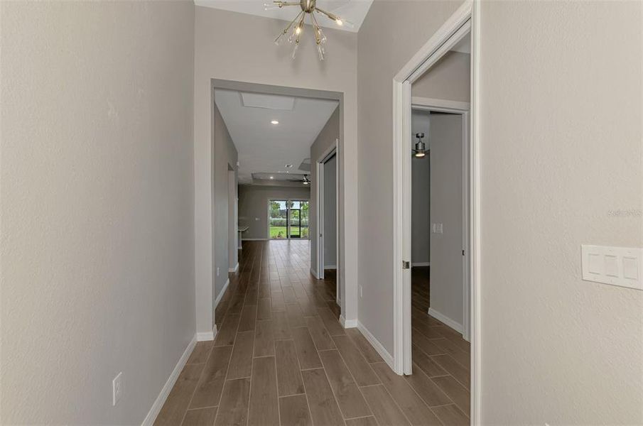 Spacious, unfurnished interior of a new home in Wellen Park Golf & Country Club, Venice (Image 23). Spacious, unfurnished interior of a new home in Wellen Park Golf & Country Club, Venice (Image 23).