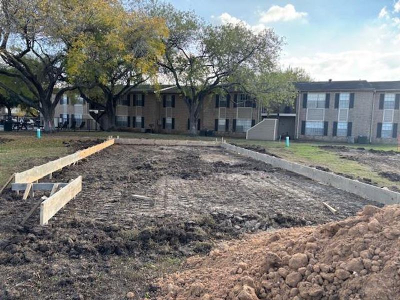 Site preparation for new homesites in Park Hill Villas, Stafford (Image 4).