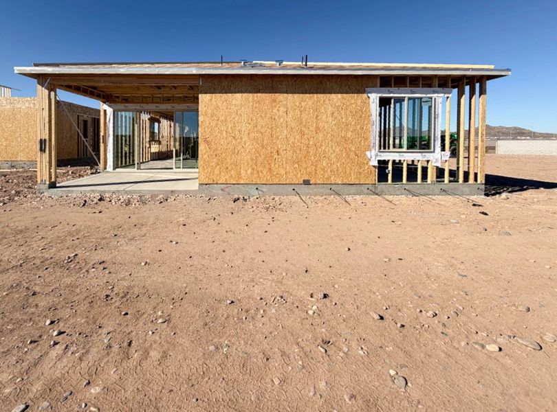 Back exterior elevation Back exterior elevation