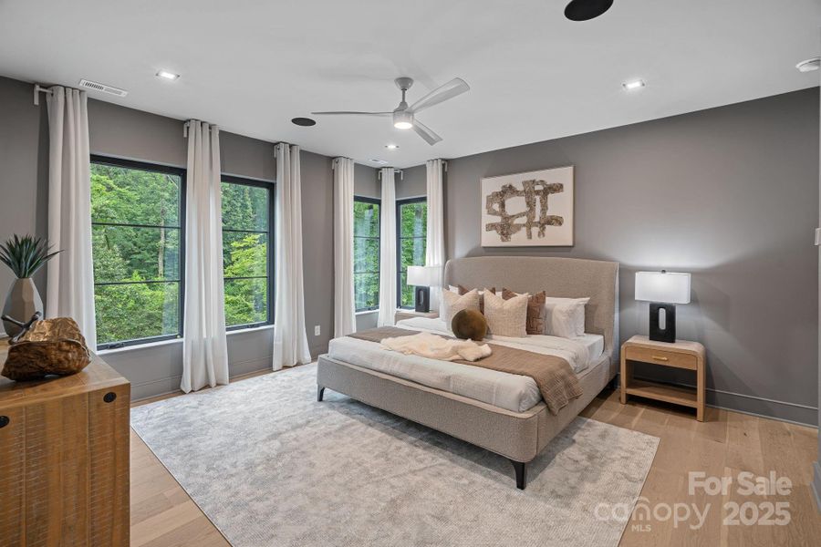 Furnished interior view inside a new home in , Charlotte (Image 6).