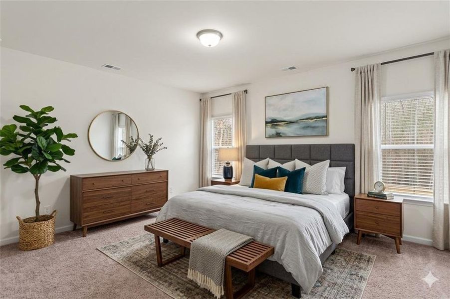 Furnished interior view inside a new home in Emerald Oaks Estates, Rome (Image 11).