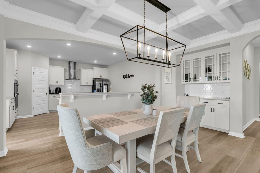 Furnished interior view inside a new home in , Summerville (Image 6).