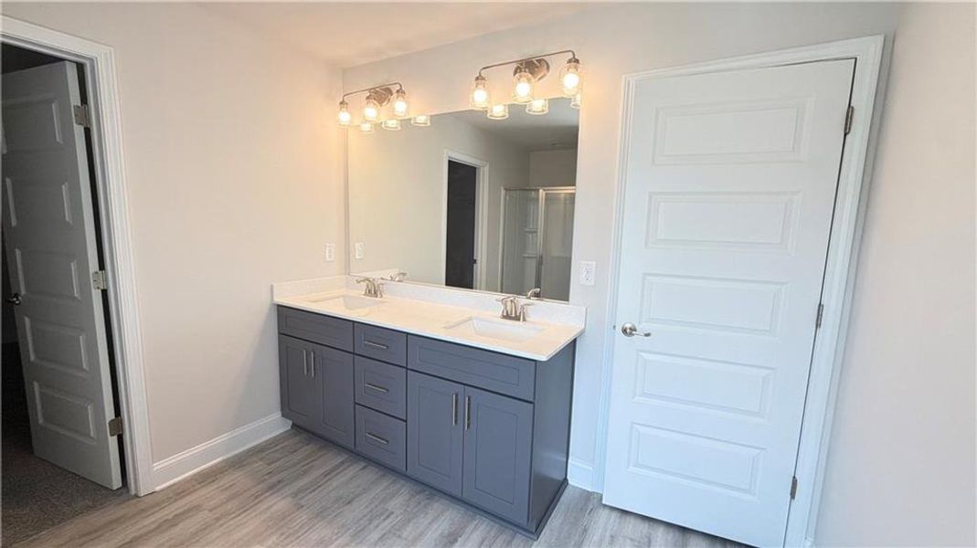 Furnished interior view inside a new home in Habersham Meadows, Demorest (Image 9).