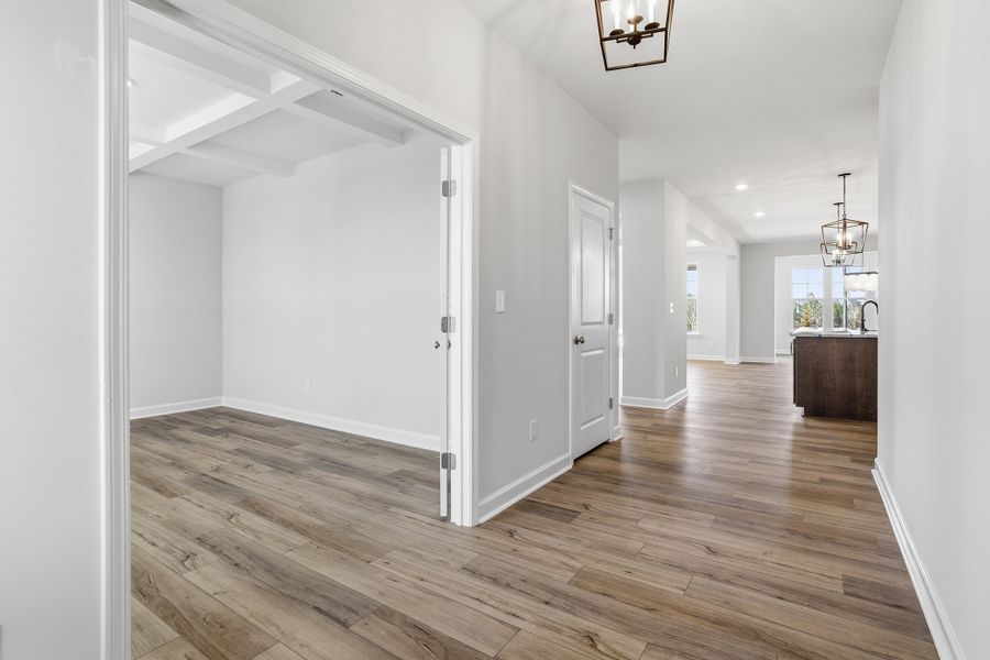 Spacious, unfurnished interior of a new home in Sweetbrier, Durham (Image 21).