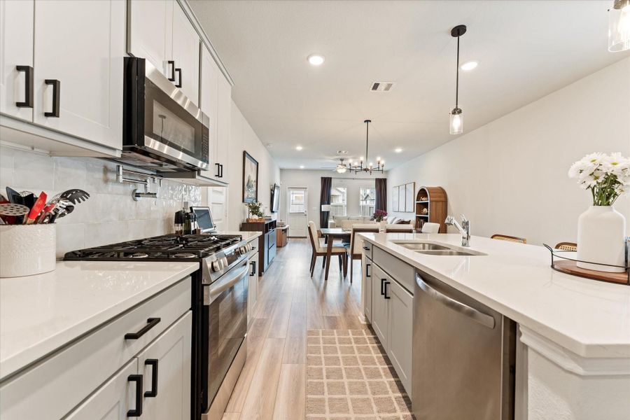 Furnished interior view inside a new home in , Magnolia (Image 9).