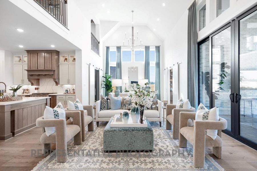 Furnished interior view inside a new home in Jordan Ranch, Fulshear (Image 4).