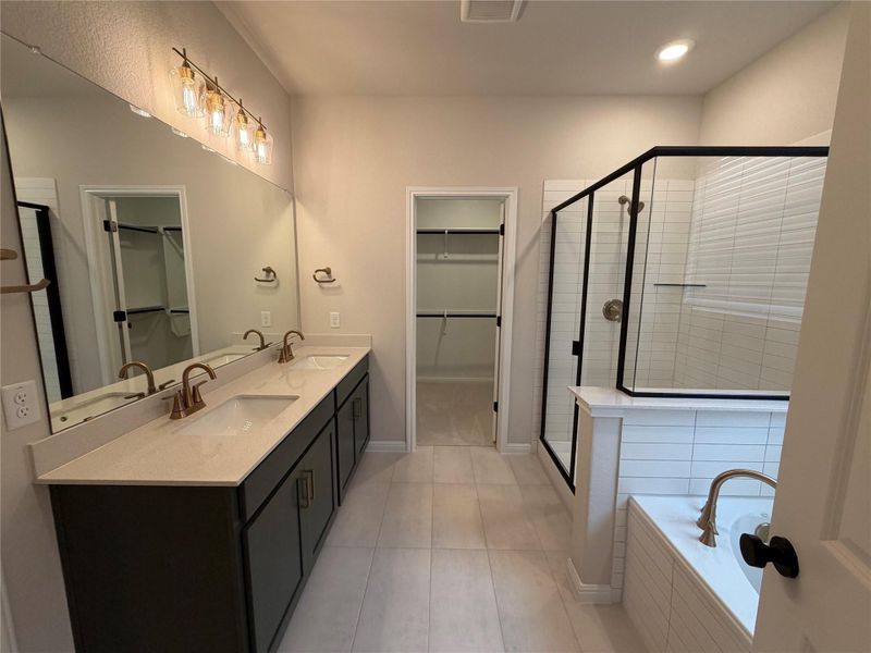 Furnished interior view inside a new home in Willow Springs, Buda (Image 12).