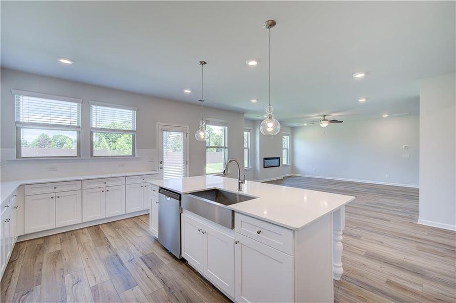 Furnished interior view inside a new home in Adagio, Dacula (Image 9).