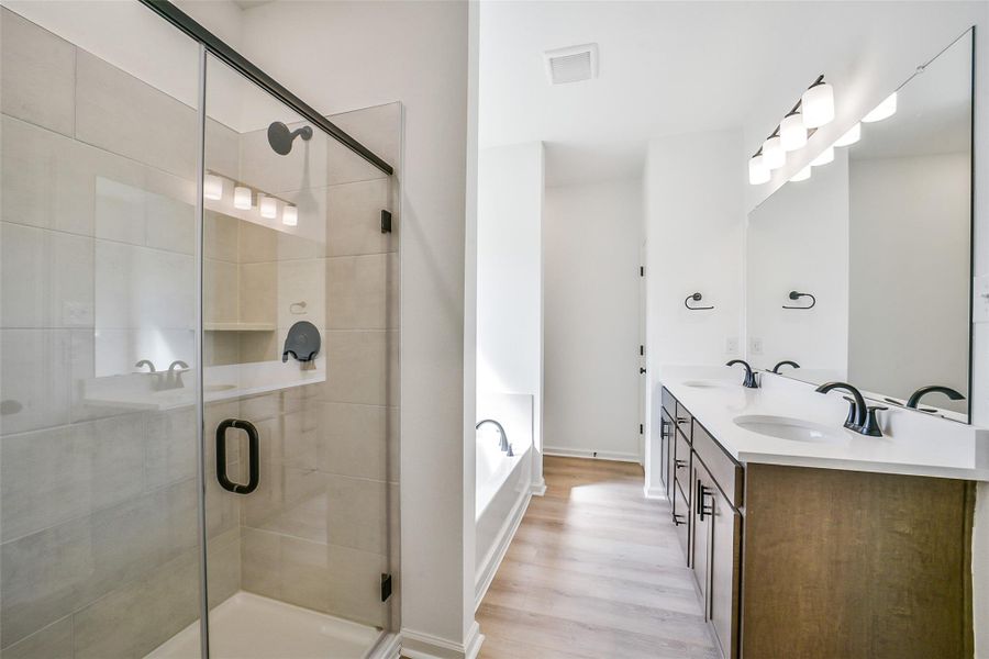 Furnished interior view inside a new home in Mostyn Springs, Magnolia (Image 4). Furnished interior view inside a new home in Mostyn Springs, Magnolia (Image 4).