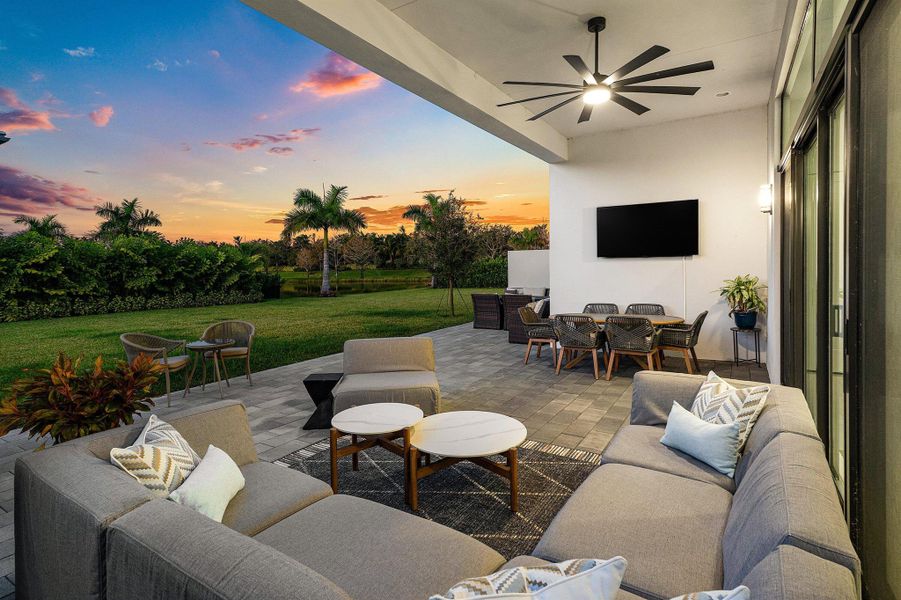 Exterior details and patio area of a home in , Boca Raton (Image 29). Exterior details and patio area of a home in , Boca Raton (Image 29).