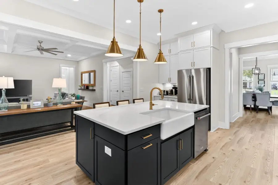 Furnished interior view inside a new home in Fiddler Cove, Mount Pleasant (Image 6).