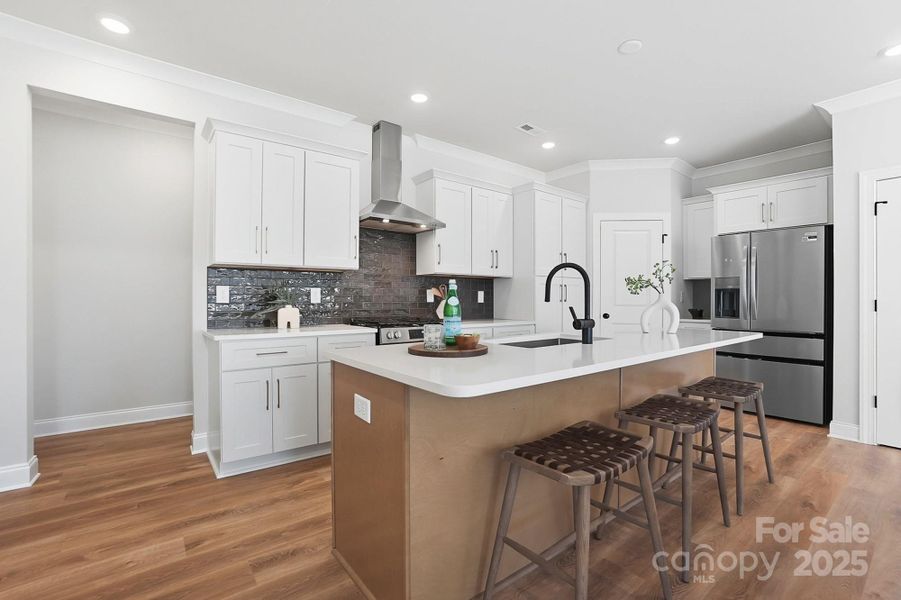 Furnished interior view inside a new home in , Charlotte (Image 37).