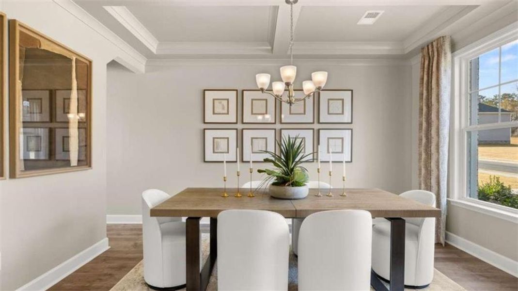 Furnished interior view inside a new home in Evergreen Crossing, Locust Grove (Image 10).