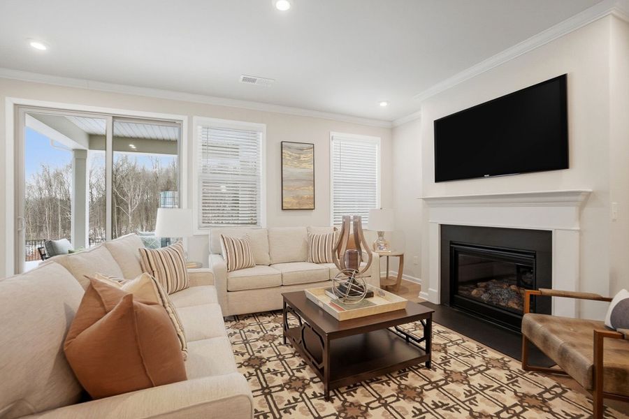 Furnished interior view inside a new home in Roseshire Chase, Huntersville (Image 15).