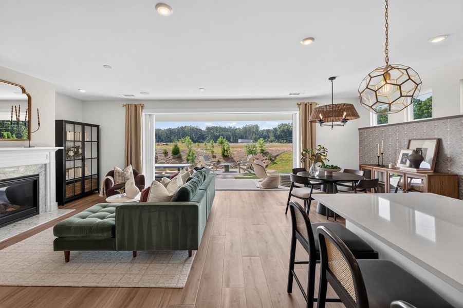 Representative furnished interior of a home built from the Wynfield by Pulte Homes in Everhour, Newnan (Image 13).