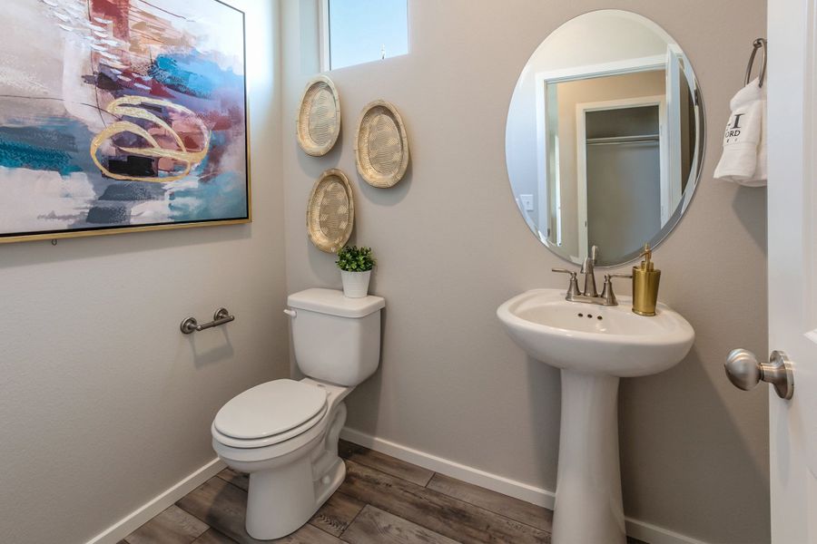 Representative furnished interior of a home built from the Rowling by Hartford Homes in Trailside, Timnath (Image 54).