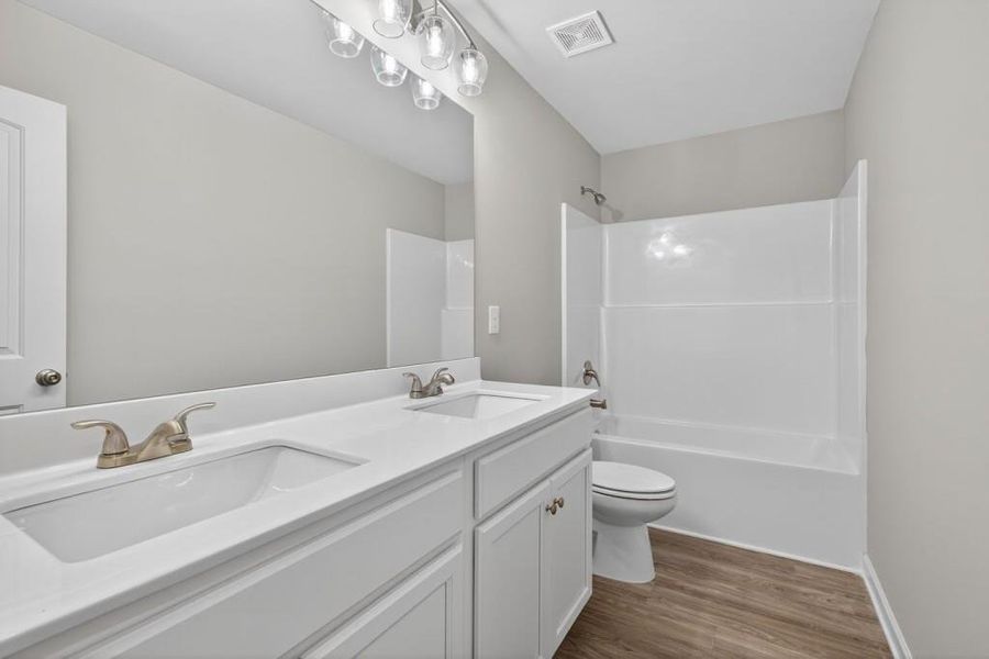 Furnished interior view inside a new home in The Reserve at Clocktower, Douglasville (Image 7).