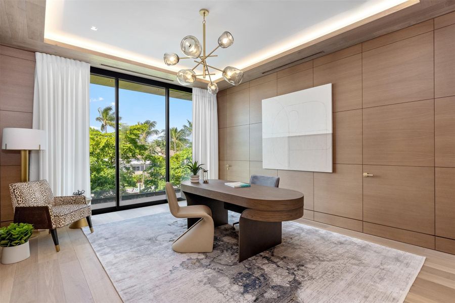 Furnished interior view inside a new home in , Fort Lauderdale (Image 19).