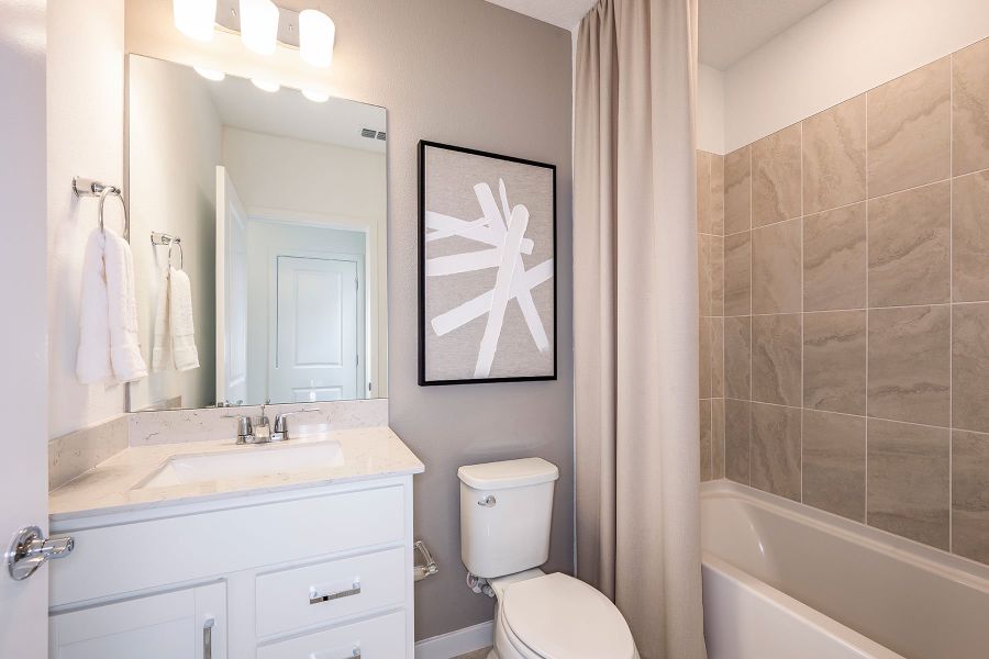 Furnished interior view inside a new home in Spencer Glen, Riverview (Image 4).