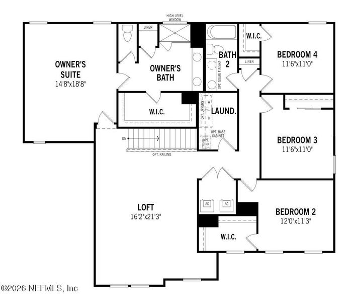 2D floor plan layout of this home in RiverTown, St. Johns, FL (Image 5). 2D floor plan layout of this home in RiverTown, St. Johns, FL (Image 5).