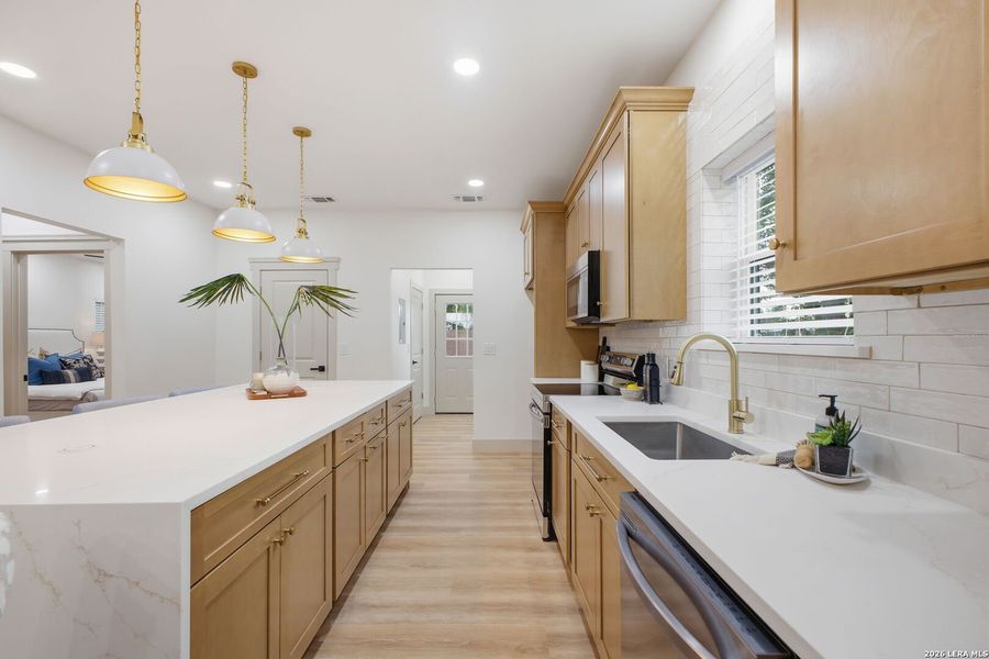 Furnished interior view inside a new home in , San Antonio (Image 19).