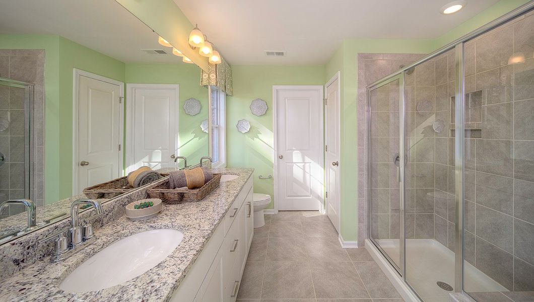 Furnished interior view inside a new home in The Townes at Stonecrest, Hendersonville (Image 25).