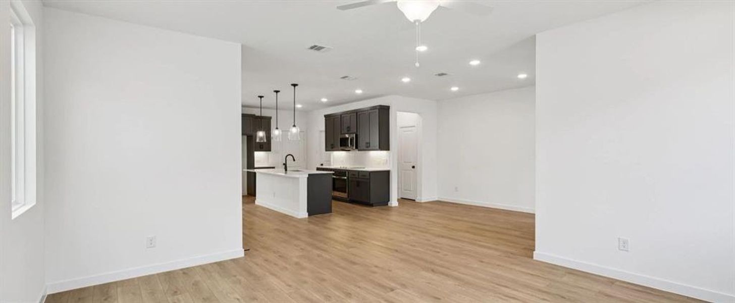 Open Kitchen-Living-Dining Room