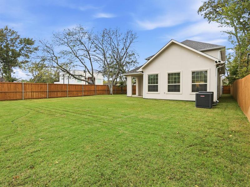 Exterior details and patio area of a home in , Dallas (Image 23). Exterior details and patio area of a home in , Dallas (Image 23).