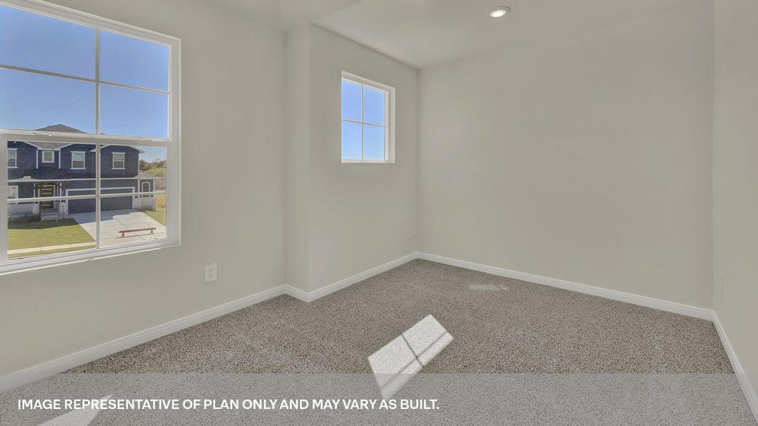Spacious, unfurnished interior of a new home in Paramount, Kyle (Image 19).