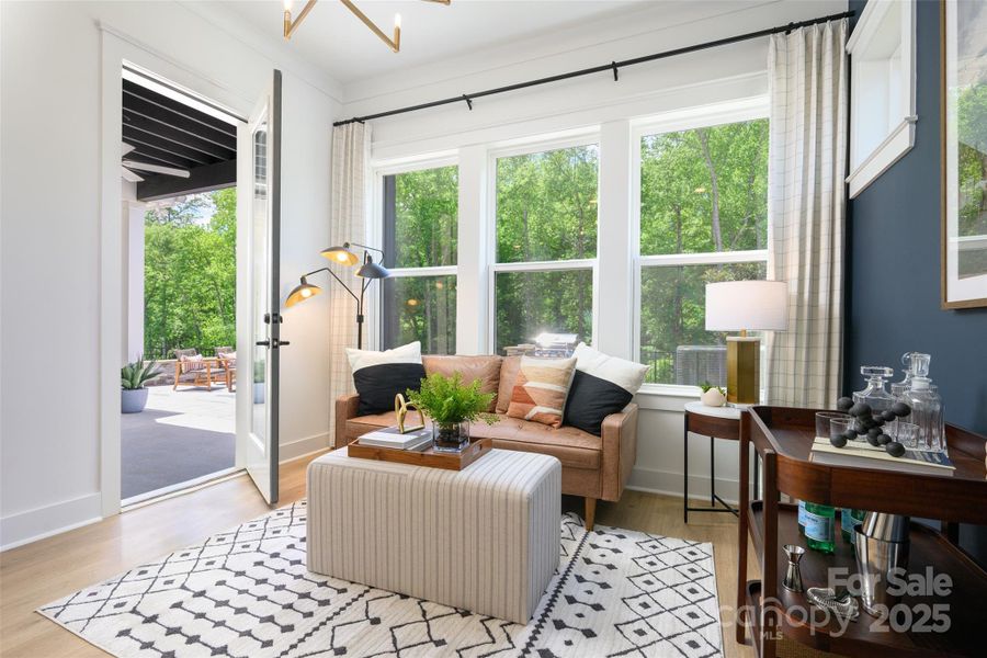 Furnished interior view inside a new home in North Creek Village, Huntersville (Image 5).