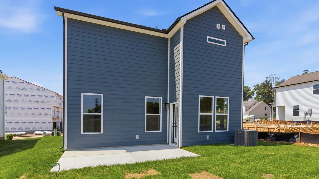 Rear exterior with porch