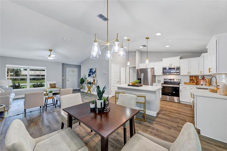 Furnished interior view inside a new home in , Ocala (Image 7).
