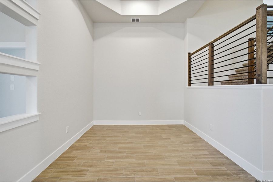 Spacious, unfurnished interior of a new home in The Woodlands at Medina Hills, Mico (Image 34).