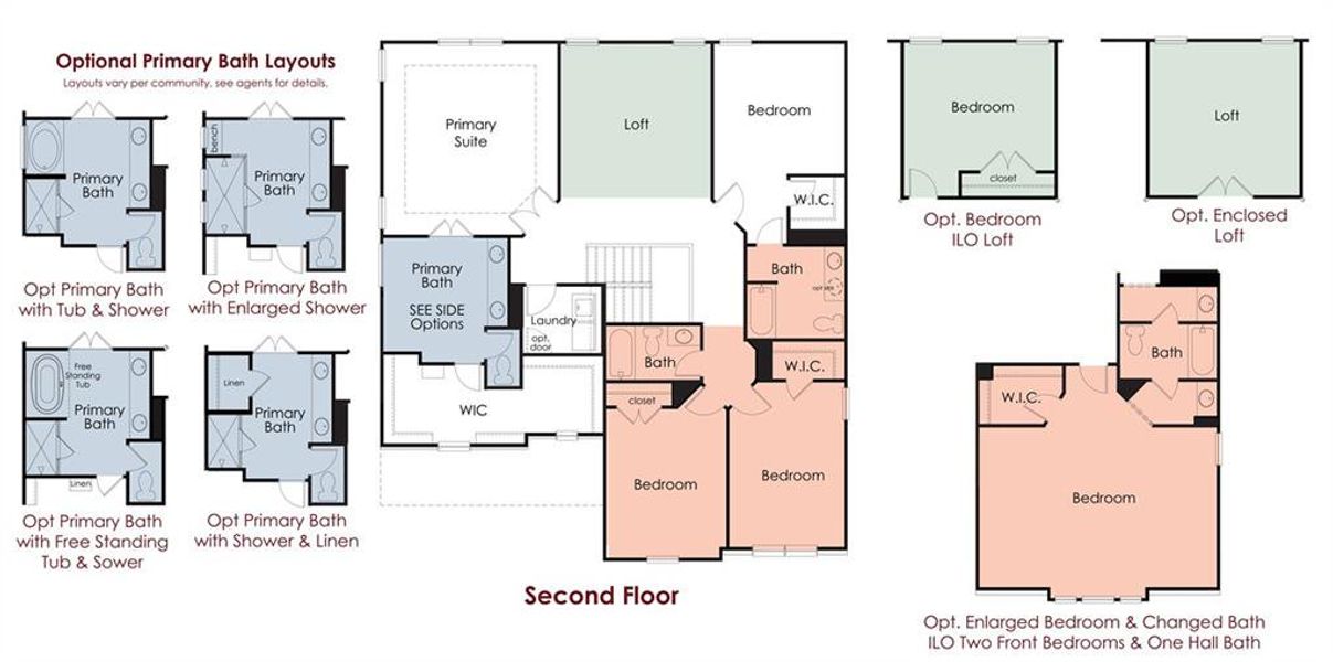 2D floor plan layout of this home in Ponderosa Farms Manor, Gainesville, GA (Image 5).