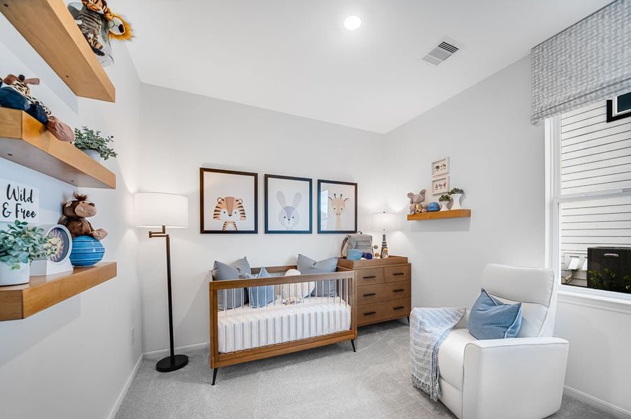 Furnished interior view inside a new home in Bridge Creek 45s and 50s, Cypress (Image 18).